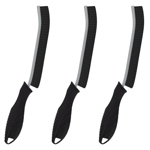 Crevice Cleaning Brush, 3 Pack Hard Bristle Grout Brush