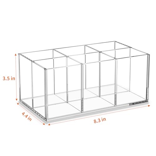 Clear Makeup Brush Holder Organizer - view 2