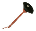 Dust Brush with Goat Hair Bristles and Oiled Pearwood Handle, 13-3/8-Inches, Black with White Dot Goat Hair Dusters - Goat Hair Dusting Brush - Wood Duster Brush