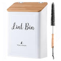 Magnetic Lint Bin for Laundry Room Organization and Storage,White