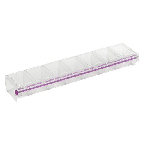 Bead Organizer, 7 Locking Compartments, Plastic Storage (2XL)