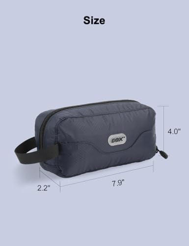Travel Small Toiletry Bag for Men, Navy, 7.9 * 3.7 * 2 Inches - view 2