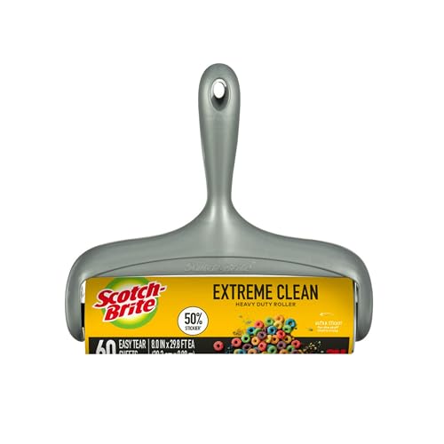 Extreme Clean Large Lint Roller,60 Sheets, 1 Pack