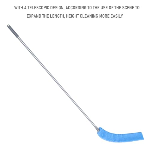 Retractable Gap Dust Cleaner Brush with 4 pcs Replacement Duster Cloth, 100 inches Extendable Pole, Flexible Microfiber Duster for Cleaning Under Refrigerator, Sofa,Couch Bed, Furniture - view 6
