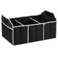 Car Trunk Organizer, Collapsible Foldable Trunk Caddy for Car SUV Truck – Lightweight Folding Trunk Storage Bin for Groceries, Emergency Supplies & Car Essentials