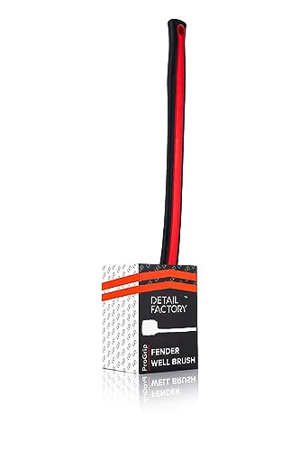 Fender Well Brush - Ergonomic ProGrip Handle, Stiff Synthetic Bristles, Ergonomic Design, Clean Your Wheel Wells with Ease - Red - view 4