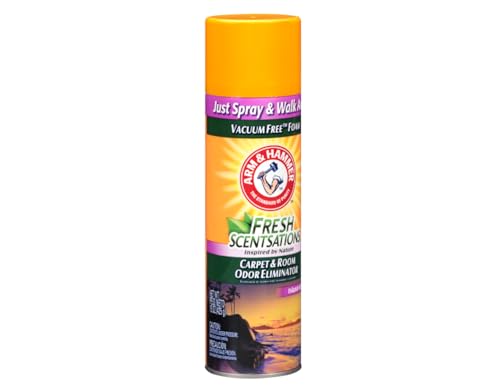 Fresh Scentsations Carpet & Room Odor Eliminator Spray, Island Mist, Vacuum-Free Foam, Just Spray and Walk Away, 15 oz (Pack of 3) - view 3