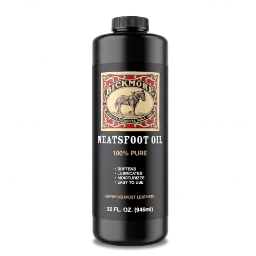 100% Pure Neatsfoot Oil - Leather Conditioner and Wood Finish