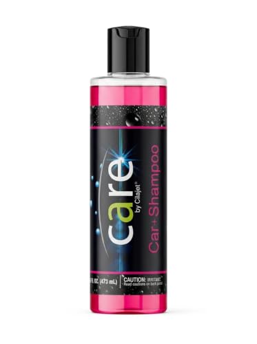 Care Car-Shampoo and Soap - Car Detailing Kit Essential - Vehicle Cleaning Supplies - Produces Thick, Foamy Suds - Gentle on Wax and Sealants, 16 Oz.