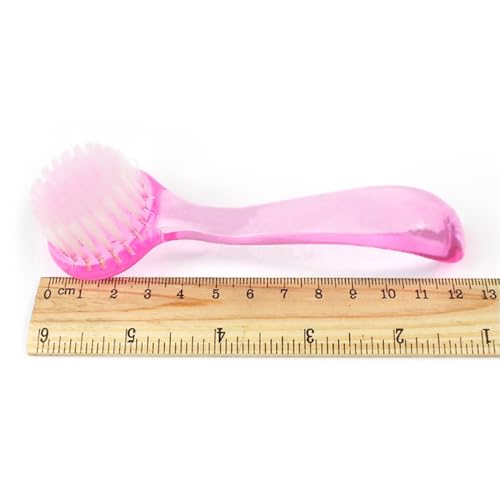 6pc Nail Brush Set - Cleaning Fingernails & Toenails, Grip Handle, Nail Scrub & Dust Brush for Manicure & Pedicure - view 3