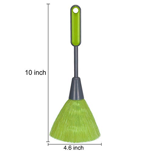 3 Pack Fluffy Microfiber Delicate Kitchen Duster Laptop Keyboard Brush Computer Screen Cleaner Tool Mini Dusting Wand (Blue, Green, Pink) - view 4