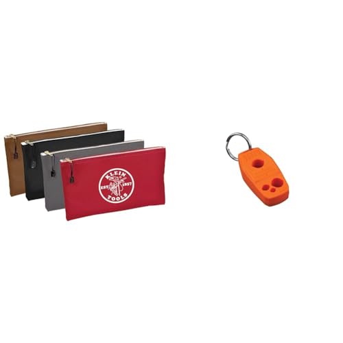 5141 4-Pack Canvas Zipper Tool Bag Bundle with MAG2 Screwdriver Magnetizer/Demagnetizer