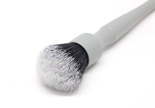 Synthetic Detailing Brush Set - Ultra-Soft Interior Car Cleaning Brushes for, Screens, Emblems, & Tight Spaces - Gray - view 5