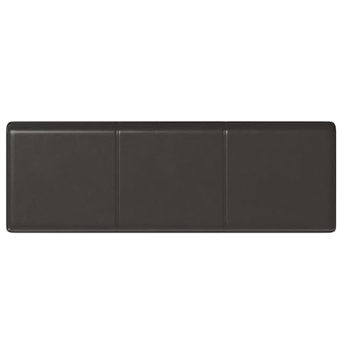 Avalon 54" Wide Vegan Leather Storage Ottoman in Tanners Brown - view 5