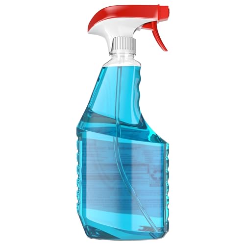 Glass and Window Cleaner Spray Bottle, Bottle Made from 100% Recovered Coastal Plastic, Original Blue, 23 fl oz - view 2
