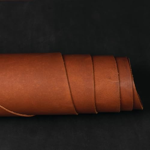 Buffalo Leather Tote Tool Bag For Hand Tools, Gardening, Outdoorsmen, Heavy Duty Premium Storage Leather Organizer - USA (Golden Brown) - view 6