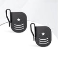 Car Door Side Storage Partition, Universal Divider Baffle Car Side Organizer Car Door Compartment Storage Partition, Universal for Car SUV (Black-2Pcs)