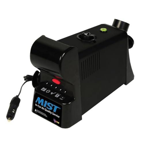 590160 MIST II Ultrasonic Cleaning Unit for Enhancing Air Quality in Automotive HVAC Systems, Advanced Nanodroplet Delivery System, Automatic Shut-off, Portable, Compact, 12-Volt DC, Black - view 2