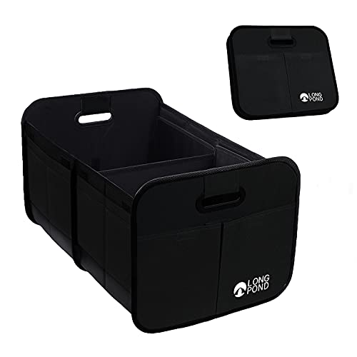 Car Trunk Organizer, Storage for SUVs or Sedans, Foldable Cargo Containers with 9 Pockets and Reinforced Handles, with Non-Slip Bottom, Collapsible Storage for SUVs, Sedans, or Any Cars