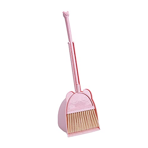 Children Small Broom and Dustpan Set,Learning Sweeping Tool,Kids Broom Kits,for Kitchen Bathroom Pet,Boys&Girls
