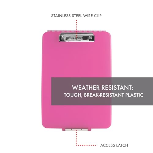 Slimcase Storage Clipboard, Pink - view 4