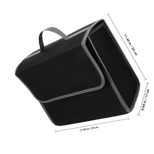 Car Trunk Storage Box Felt Folding Organizer with Lid for Suv Vehicles - view 2