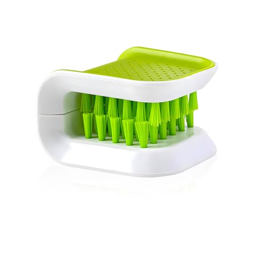 Car Seat Belt Cleaning Brush, Nonslip U-Shaped Safety Belt Washing Tool with Double-Sided Bristles, Closeable Seatbelt Detailing Tool Cleaning Brush for Most Vehicles