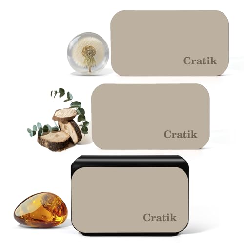 Car Air Freshener - Stone Air Freshener - Car Odor Eliminator for Visor Clip- Natural Scent Starter Kit, Vehicle Scent Diffuser for Cabin, Truck & SUV-Pack of 3 (Teak-Amber-Open Air)-CLIP INCLUDED