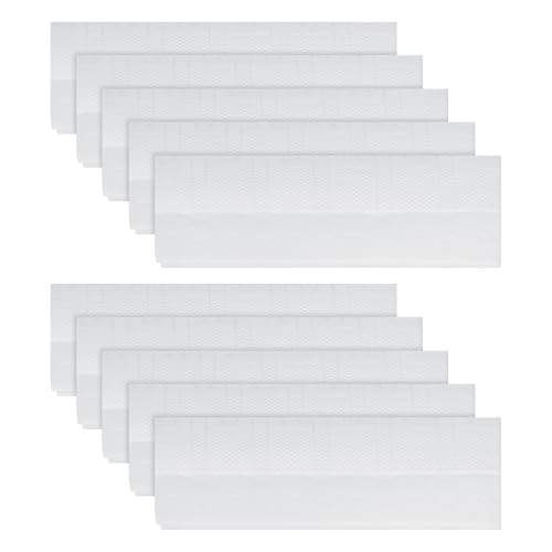 Disposable Sweeper Cloths 10-Pack, Replacement Dry Cleaning Pads Compatible Only Sweeper QAE041, Easy Attach & Dispose, Thick Dust & Hair Pickup Cloths