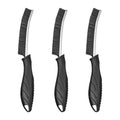 3 PCS Crevice Cleaning Brush, Hard Bristle Car Seat Gap Brushes for Deep Cleaning, Multifunctional Scrub Brush Essential Supplies for Vehicle Window Kitchen Bathroom