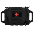 Rapid/Quick Deploy First Aid Kit Pack Tactical IFAK Pouch Two-Piece System Med Roll Carrier Hypalon Handle Outdoor Sport Hunting Bag