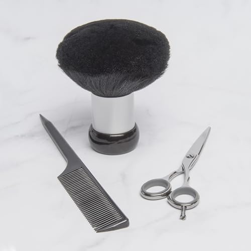 Neck Duster Brush for Hair Cutting, Soft Nylon Bristles, 5" - view 5