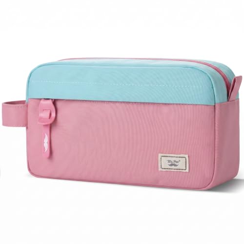 High Capacity Pencil Case, Large Pencil Pouch with 3 Compartments and 2 Pockets, Large Pencil Bag with Smooth Zipper, Cute Pencil Case Pouch Organizer, School Supplies for Teens