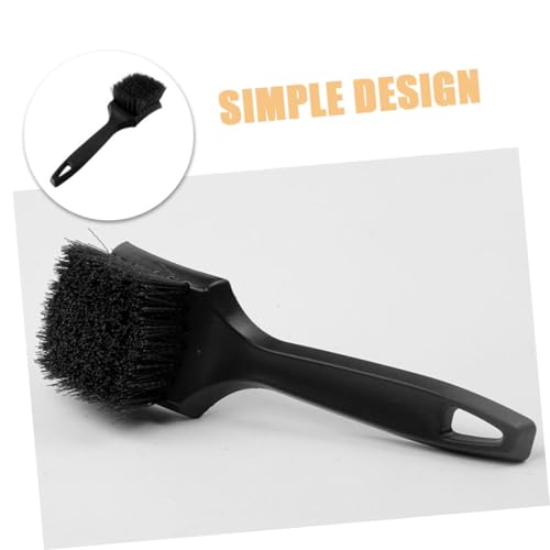 2pcs Car Detailing Brush Hard Bristle Tire Wheel Cleaner for Deep Cleaning Rims and Hubs Essential Tool for Vehicle Detailing and Maintenance - view 3