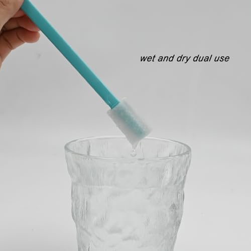 30PCS Crevice Cleaning Brush Tool Kit - Disposable Toilet Brush & Seat Cleaner (Blue) - view 5