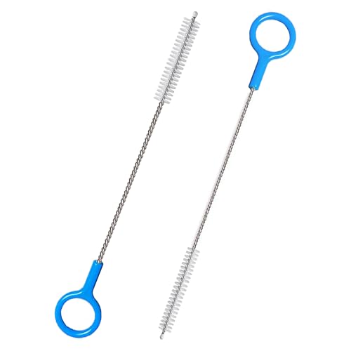 Flexible Straw Brush 2 Pack,Food Grade Stainless Steel for Stanley Tumblers
