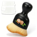 Sloth Car Detailing Brush, Ultra Soft Bristle Interior Cleaning Tool for Auto Dashboard & AC Vents, Ergonomic Sloth Car Dust Duster with Protective Case, Aesthetic Car Essentials Grooming Kit