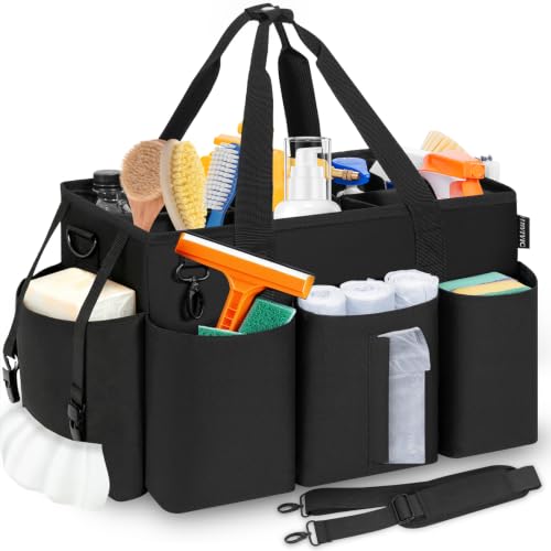 Wearable Cleaning Caddy Bag for Cleaning Supplies, Large Capacity