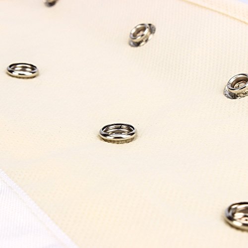 Hanging Jewelry Organizer Double Sided 40 Pockets & 20 Magic Tape Hook Storage Bag Closet Storage for Earrings Necklace Bracelet Ring Display Pouch (Beige) - view 7
