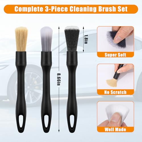 Car Wash Detailing Kit Cleaning Set with Foam Gun Sprayer, Long-Handle Brush, Large Wash Mitt, Towels, Complete Interior & Exterior Car Washing Supply Set (Orange) - view 4