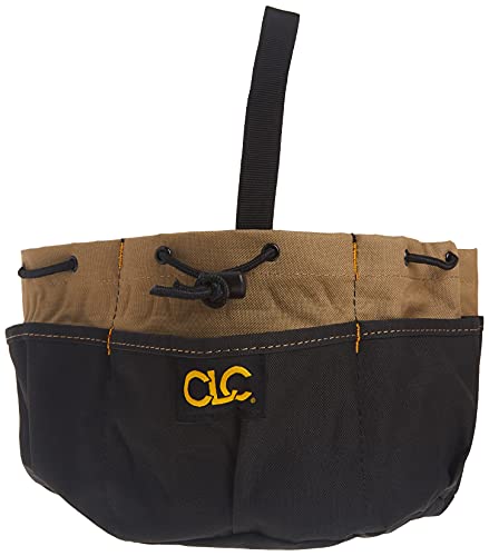 CLC 1148 Drawstring Bucket Bag, 18 Pocket, Black - view 3