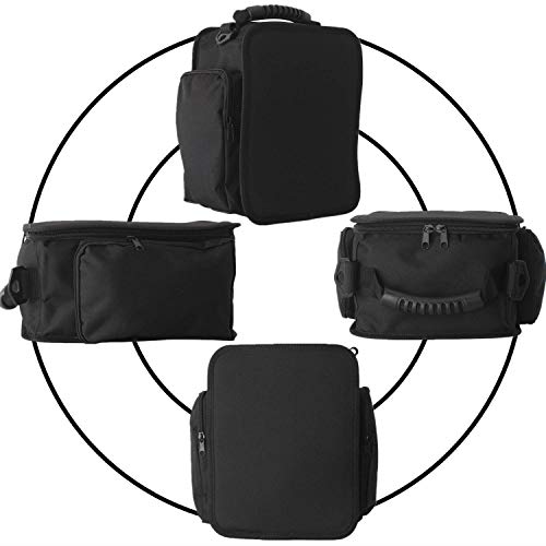 For Jeep Wrangler JK JL 2018-2025 Under Seat Storage Organizer - 2-Pack Car Rear Seat Bags, Black Oxford Interior Accessories - view 6
