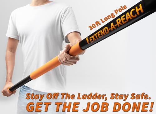 36 Foot High Reach Duster Kit with 5-30 ft Telescopic Extension Pole - view 2