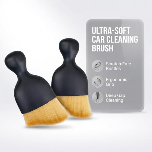 3 Pcs Exquisite Microfiber Duster Brushes, Car Detailing Brushes, Feather Duster, Efficient Dust Removal, Cleaning Tool Perfect for Computers, Keyboards, Car Interior, Photo Frames, Digital Devices - view 3
