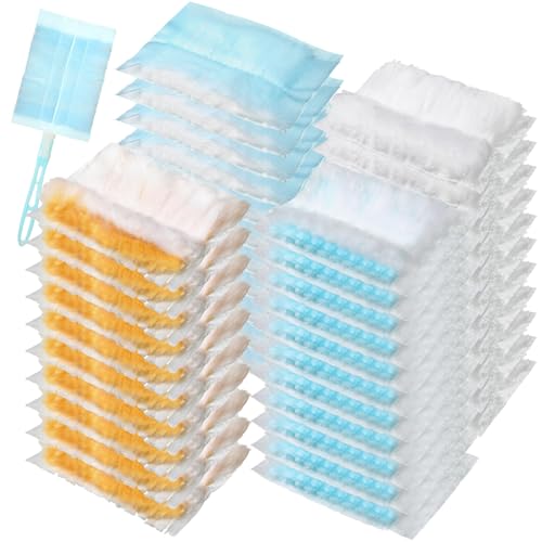 300 Pcs Disposable Dusters Refills Bulk for Cleaning (Light Colors)