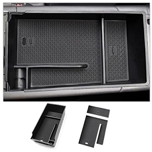 For 2026 2027 Kia K5 Console Organizer: Center Console Insert ABS Black Material Armrest Organizer Tray Secondary Storage Box Compatible with 2021-2027 Kia K5 Accessories - view 6