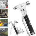 Car Safety Hammer Glass Breaker, 12-in-1 Car Stainless Steel Hammer Multi-Tool - Emergency Escape, Vehicle Tool Kit, Camping Outdoor Rescue Emergency Essentials - Suitable for Men, Women