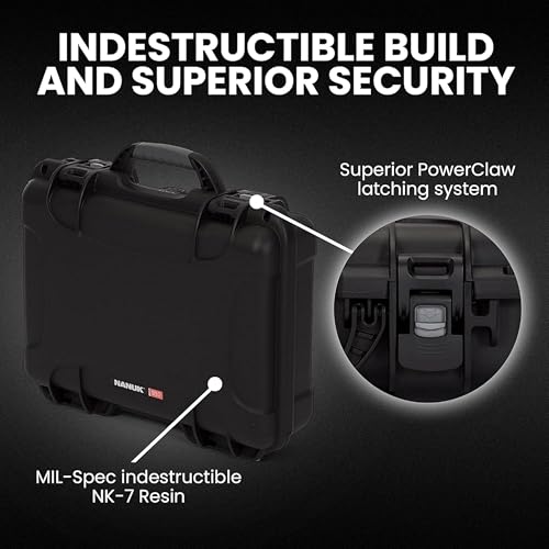 910 Hard Case with Customizable Cubed Foam, IP67 Waterproof, Dustproof and Impact Resistant, 14.3” x 11.1” x 4.7”, Rugged Construction for Ultimate Protection, Made in Canada – Black - view 2