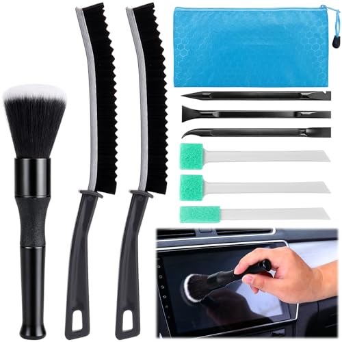 Car Detailing Kit Interior,Car Interior Cleaner Brush Set,10 Pcs