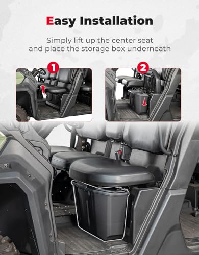 Removable Storage Bins Compatible with Can-Am Defender 2016-2025 - view 4